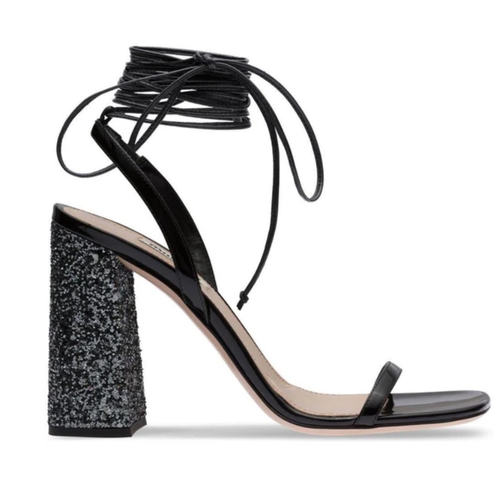 MIU MIU
VERNICE+GLITTER heels size 6